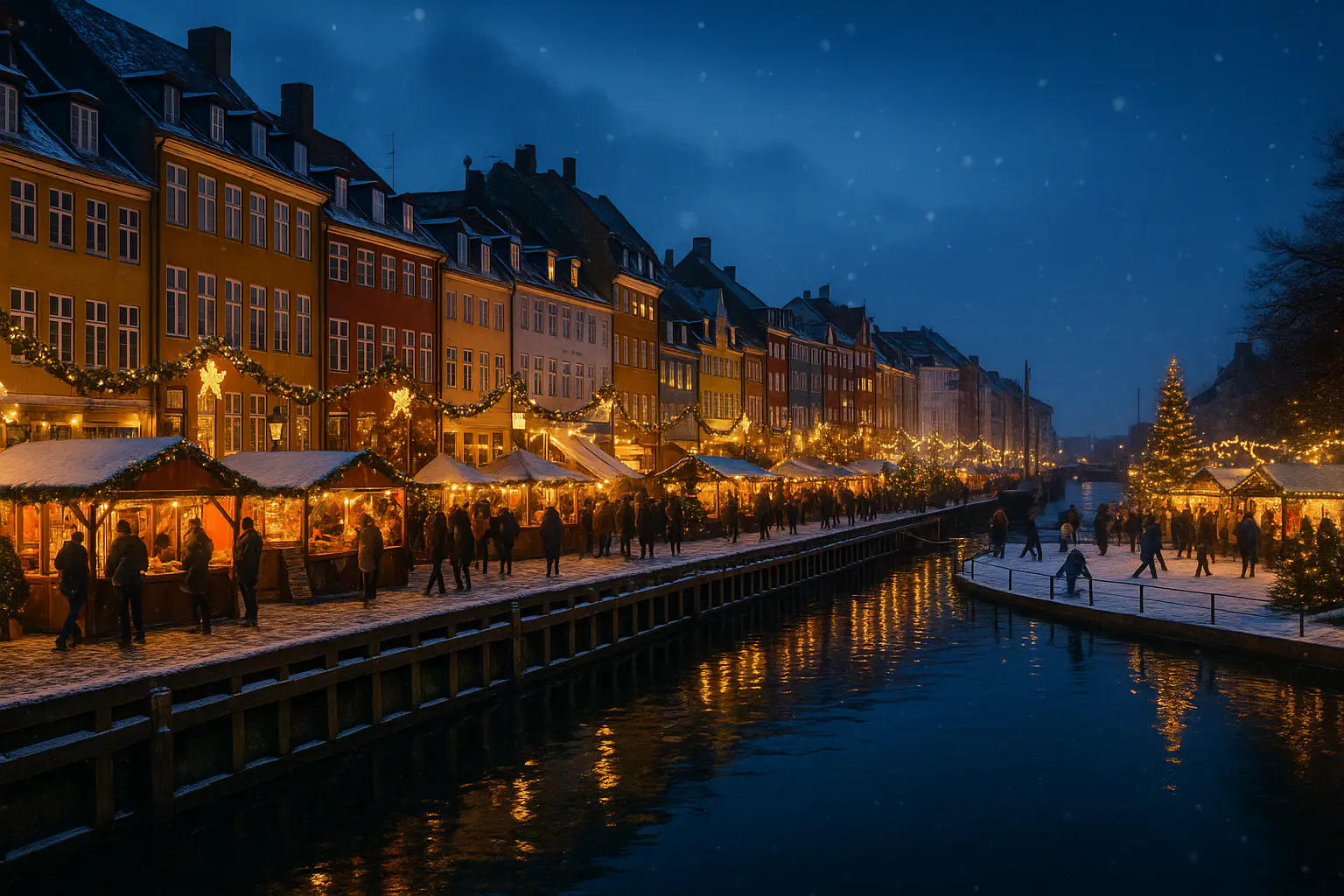 Vol pas cher Paris–Copenhague en décembre dès 66€ A/R