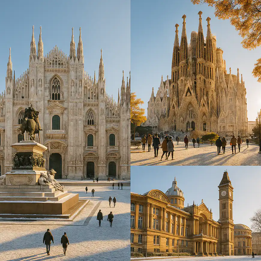 🌍 Bons plans du lundi 22 décembre 2025 – vols low cost hiver 2026 : Milan, Barcelone & Birmingham dès 33€ A/R au départ de la France 🇫🇷