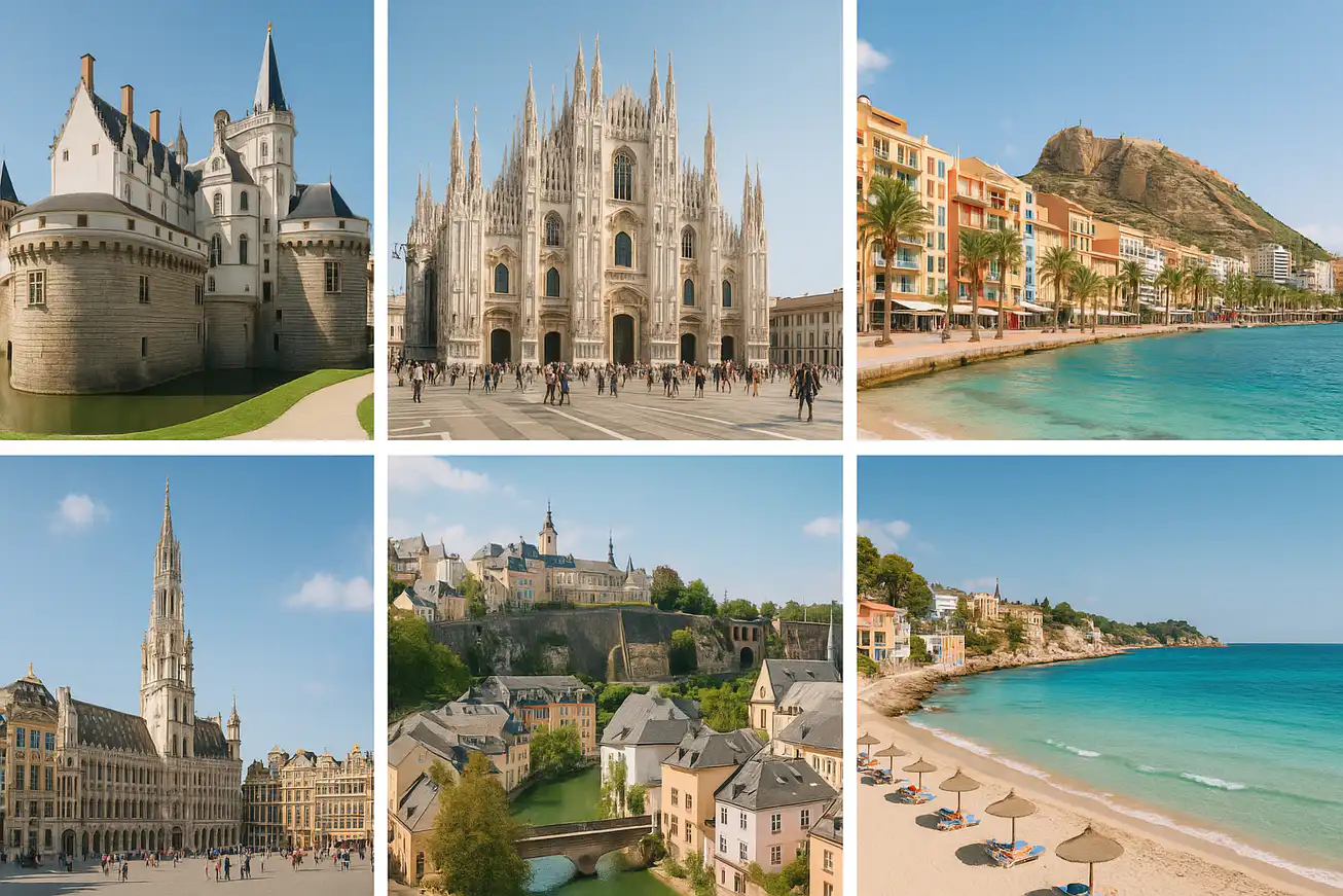 ✈️ Vols pas chers au départ de Marseille : Nantes, Milan, Alicante, Bruxelles, Luxembourg & Majorque dès 35€ A/R (févr.–avr. 2026)