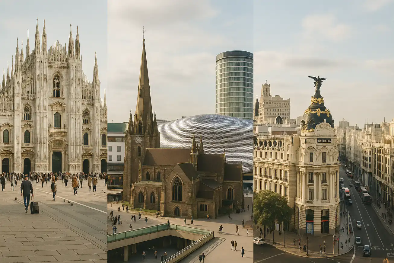 ✈️ Vols pas chers au départ de Paris : Milan, Birmingham & Madrid dès 37€ A/R (févr.–avr. 2026)