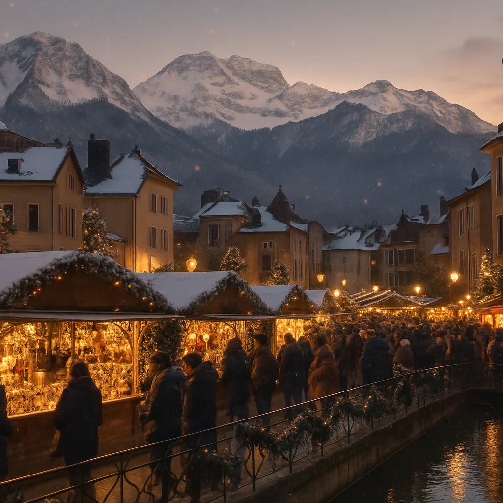 Voyage à Annecy en décembre : marchés de Noël, féerie alpine et bons plans budget