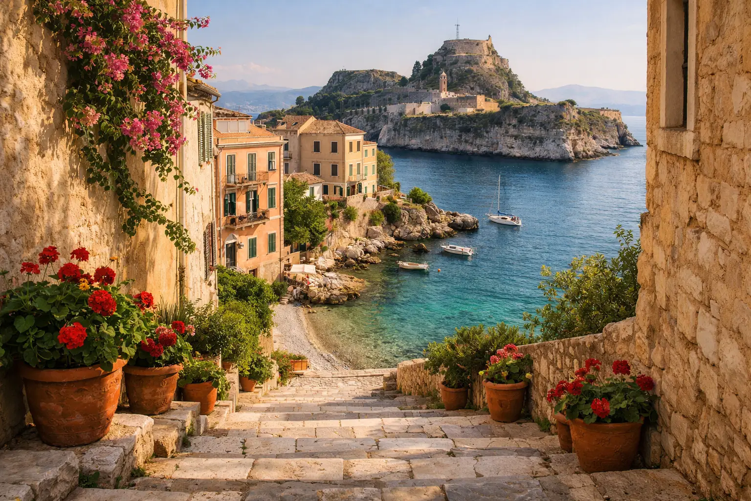 Guide voyage : Corfou sans voiture : 3 jours entre plages et vieille ville (mai)