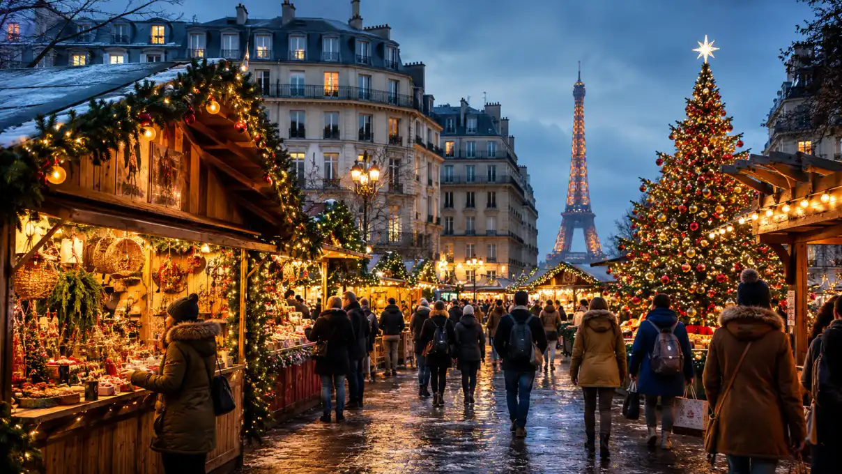 Marchés de Noël en Île-de-France 2026 : Paris, sorties et budget