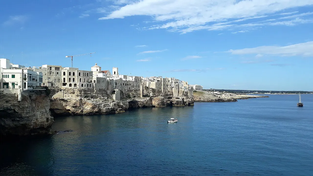 Polignano a Mare near Bari, an easy coastal day trip during a Puglia city break